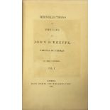 O'Keeffe (John) Recollections of The Life of John O'Keeffe, Written by Himself, 2 vols. roy 8vo L.