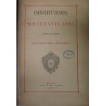 Jesuits: Constitutiones Societatis Jesu Latinae et Hispanicae Cum Earum Declarationibus,