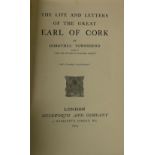 Cork interest: Townshend (Dorothea) The Life and Letters of the great Earl of Cork, roy 8vo L. 1904.