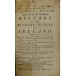 Rutty (John) An Essay towards A Natural Experimental and Medicinal History of the Mineral Waters of