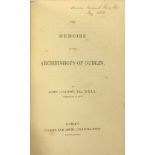 D'Alton (John) The History of the County of Dublin, and The Memoirs of the Archbishops of Dublin,