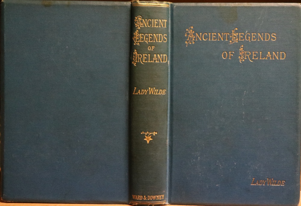 Wilde (Lady) Ancient Legends, Mystic Charms and Superstitions of Ireland, L. 1888, gilt decor. - Image 2 of 3