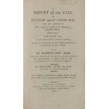 Croke (Alexander) A Report of the Case of Horner against Liddiard,