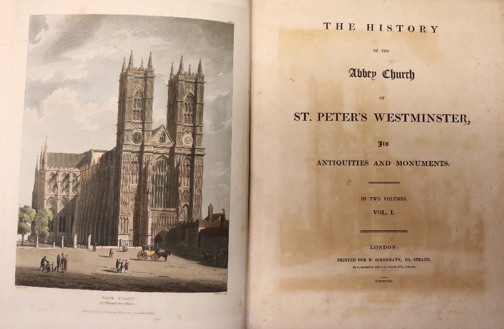 With Hand-Coloured Plates Ackermann (Randolph) The History of the Abbey Church of St. - Image 3 of 3