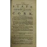 Smith (Chas.) The Ancient and Present State of the City and County of Cork, 2 vols. 8vo D. 1750.