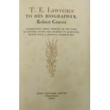 Both Signed Limited Editions [Lawrence (T.E.)] Graves (Rob.) T.E.