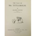 Juvenalia: Potter (Beatrix) The Tale of Mr. Tod, 12mo L. (F. Warne & Co.) 1912, illus. d.w.