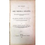 Madden (R.R.) The History of Irish Periodical Literature, 2 vols. L. 1867. First Edn.