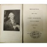 O'Keeffe (John) Recollections of The Life of John O'Keeffe, 2 vols. L. 1826. First, port.