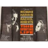 Cinema Poster: "This Sporting Life," sta