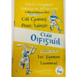 1963 All-Ireland Hurling Final G.A.A.: Programme 1963, Cluichí Ceannais Iomana na hEireann 1.9.