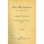 The Author's First Book Cousins (James H.) Ben Madighan and other Poems, sm.