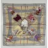 An attractive "Hermes" Scarf, "Fetes Ven