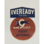 Advertisement: A shaped enamel Sign "Eve