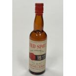 Irish Whiskey: "Red Spot," John Jameson & Son, 15 Years Old Irish Whiskey. Distilled at Bow St.