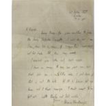 Manuscript Letter by 1916 Proclamation S
