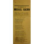 Kerry No. 1 Brigade Republican Ballad: Co. Kerry - In Memory of Michael Galvin, D.