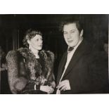 Photograph: London News Agency Ltd. - Mr. & Mrs. Peter Ustinov, c. 1950, approx.