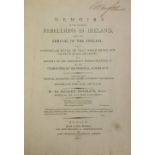 Musgrave (Sir Richard) Memoirs of the Different Rebellions In Ireland, 4to., D. (J.