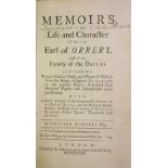 Budgell (Eustace) Memoirs of the Life and Character of the Late Earl of Orrery and of the Family