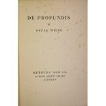 Wilde (Oscar) De Profundis, 8vo L. (Meth