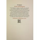 Dolmen Editions: Miller (Liam)ed. Borges