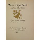 Signed by O'Flaherty O'Flaherty (Liam) The Fairy Goose and Two Other Stories, sm. 4to N.Y.