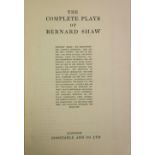 Shaw (Geo. Bernard) The Complete Plays of ... roy 8vo L. 1931. First, cloth; St.