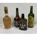 Scotch Whisky: A bottle of VAT 69 Scot