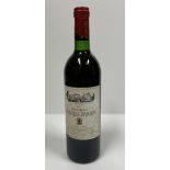 Wine: A bottle of 1983 Chateau Leoville