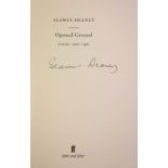 Signed by Seamus Heaney