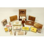 A large box of varied Cigars, & Cigarett