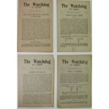 Periodical: [Anon] The Watch Dog of Labour, Vol. 1 (No. 1) Tuesday 11th November 1919 Vol. 1 (No.