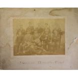 Co. Clare: A very rare original Photograph of Scariff Dramatic Club, c. 1890, approx.