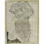 Rare Two Part Irish Map,