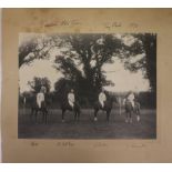 Co. Carlow - Polo: An original photograph of The Carlow Polo Team at T…? Park, 1890, approx.