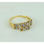 An attractive 9ct yellow gold Ladies Ring,