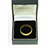 A 22ct yellow gold Gentleman's Wedding Band.