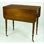 A good quality small falling leaf mahogany Table,