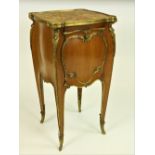 A French ormolu mounted Bedside Pot Cupboard,