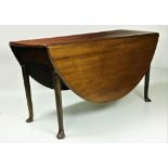 A good late 18th Century / early 19th Century Irish mahogany Dining Table,