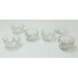 A good set of 18, late 19th Century cutglass Wine Glass Coolers,