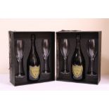 Champagne: "Dom Perignon," 2 Bottles, Vintage 1998 & 1999, in Presentation boxes,