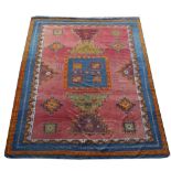 A large colourful Turkish Kilim Carpet,