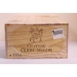 Pauillac - Chateau Clerc Milou, Vintage 1994, 12 Bottles, orig. case. V. good.