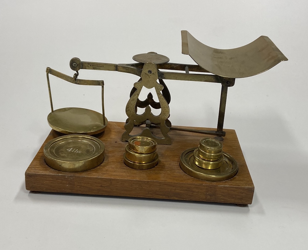 A rare Victorian "Inland Parcel Post" Weighing Scales, by S. Morden & Co.