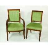 A fine quality set of 19th Century Biedermeier Dining Chairs 8 (6 + 2),