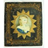 Anglo-Irish School An oval miniature Portrait, "John George Brabazon Ponsonby,