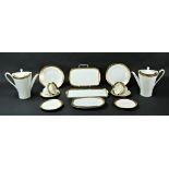 A fine quality cream ground German porcelain Dinner and Tea Service,