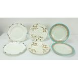 A collection of late 19th Century Dinner Plates & Soup Plates, including 10 Royal Worcester,